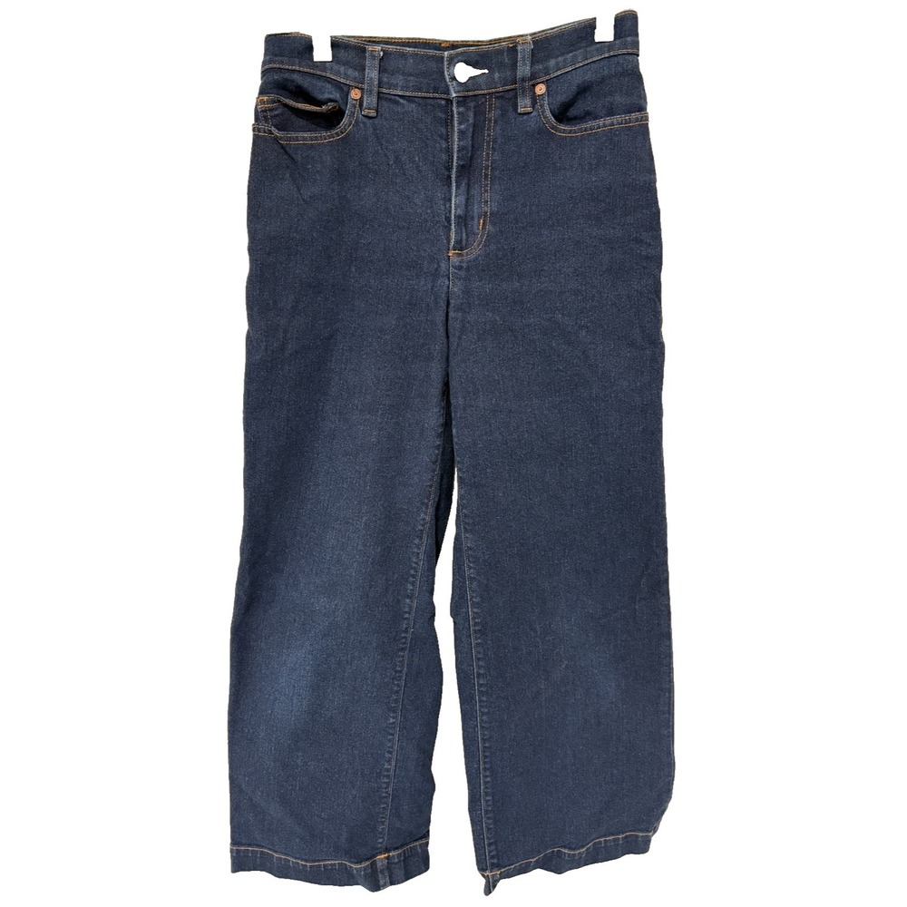 Lands End Size 4 High Rise Straight Leg‎ Women's Denim Jeans